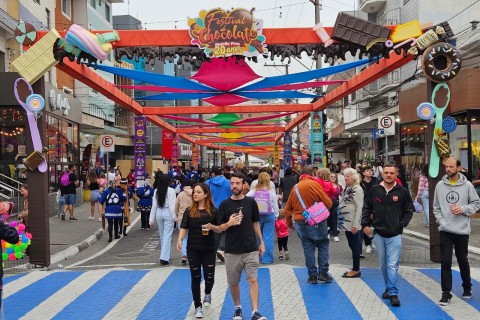 Festival do Chocolate movimenta R$ 6 milhões e impulsiona economia de Ribeirão Pires