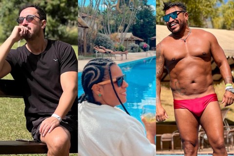 ARTISTAS THIAGO ROCHA, SEBAH VIEIRA E JANAINA DO MAR CURTEM FÉRIAS NO GUARANY ECO RESORT EM MONTE SIÃO, MINAS GERAIS