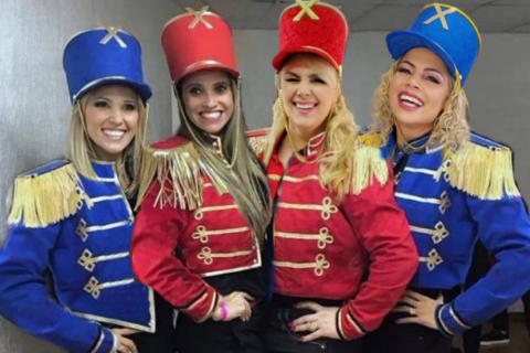 Pré-carnaval de São Paulo celebra turnê das ex-paquitas da Xuxa com Rosana e Trem da Alegria